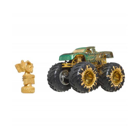 Picture of Mattel Hot Wheels Monster Trucks: 50 Bigfoot Trophy Champions - Gunkster Vehicle (JDV99)