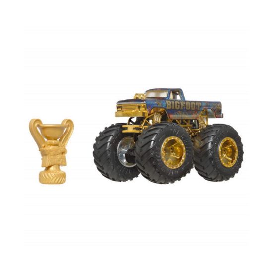 Picture of Mattel Hot Wheels Monster Trucks: 50 Bigfoot Trophy Champions - Bigfoot Vehicle (JDV97)