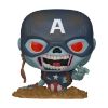 Picture of Funko Pop! Marvel: Marvel Zombies - Zombie Captain America #1554 Bobble-Head Vinyl Figure