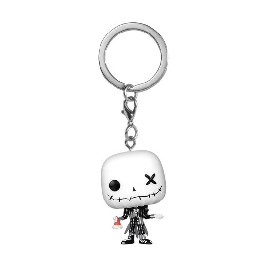 Picture of Funko Pocket Pop!: The Nightmare Before Christmas (Patchwork) - Jack Skellington Vinyl Figure Keychain