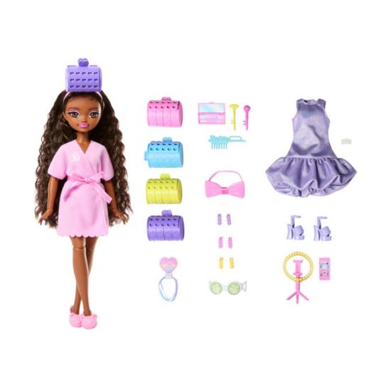 Picture of Mattel Barbie: Dream Besties Hair Play #Get Ready With Me Barbie: Dream Besties #Grwm - Barbie: Brooklyn (JGG39)