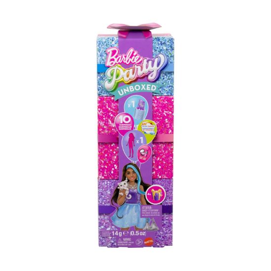 Picture of Mattel Barbie: Reveal Glam Party Series Barbie: Party Unboxed Glam Party - Brunette (JFY66)