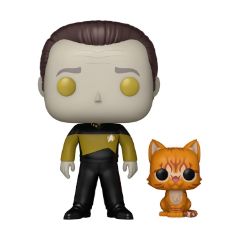 Picture of Funko Pop! Television: Star Trek (The Next Generation) - Data with Spot #1755 Vinyl Figures