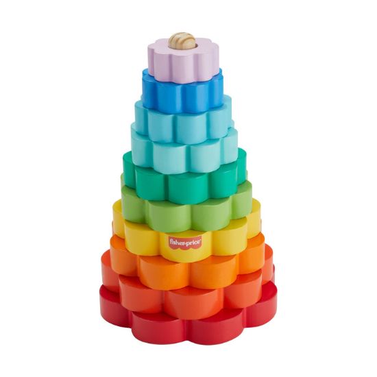 Picture of Fisher-Price: Wooden Ring Stacker (HXT77)