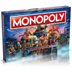 Picture of Winning Moves Monopoly: Iron Maiden Somewhere on Tour Board Game (WM01790-EN1)