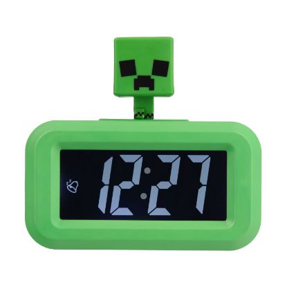 Picture of Paladone Icon Alarm Clocks: Minecraft - Creeper Mini Character Alarm Clock (PP14724MCF)