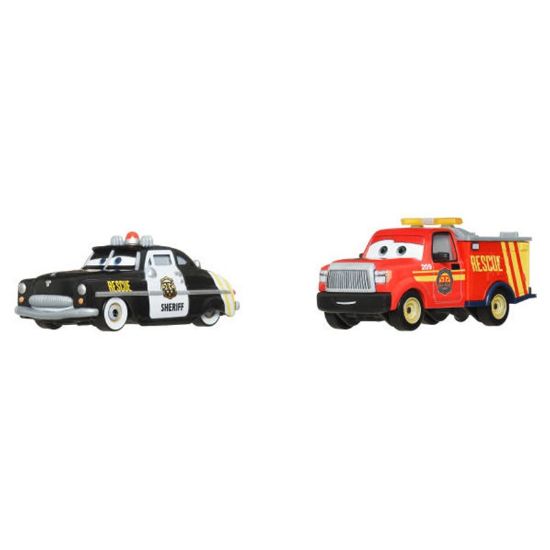 Picture of Mattel Disney Pixar: Cars - Sheriff and Adam Roadriguez (Set of 2) (JDH49)