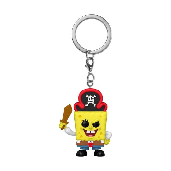 Picture of Funko Pocket Pop!: The SpongeBob Movie - SpongeBob SquarePants (Pirate) Vinyl Figure Keychain