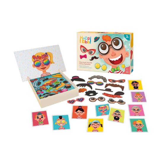 Picture of AS Happi Hobbi - Magnetic Toy Crazy Faces (1029-64079)