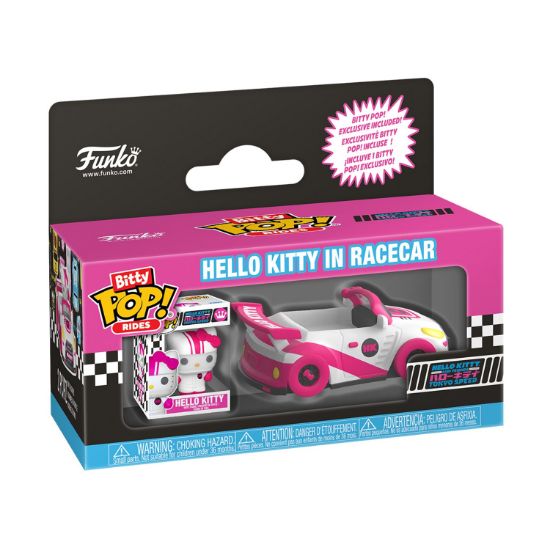 Picture of Funko Bitty Pop! Rides: Hello Kitty and Friends - Racecar with Hello Kitty Vinyl Figures