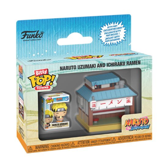 Picture of Funko Bitty Pop! Towns: Naruto Shippuden - Naruto Uzumaki and Ichiraku Ramen Vinyl Figures