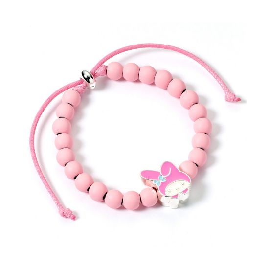 Picture of Carat Shop Hello Kitty - Pink Beaded Bracelet with My Melody Charm (HKBB0002)