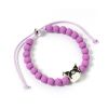 Picture of Carat Shop Hello Kitty - Purple Beaded Bracelet with Kuromi Charm (HKBB0003)