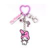 Picture of Carat Shop Hello Kitty - My Melody Keyring with Charms (HKKR0020)