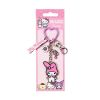 Picture of Carat Shop Hello Kitty - My Melody Keyring with Charms (HKKR0020)