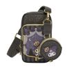 Picture of Loungefly Sanrio: Kuromi 20Th Anniversary Cell Phone Crossbody Bag With Coin Bag (SANTB1759)