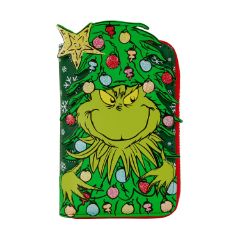 Picture of Loungefly: Dr. Seuss Grinch - Holiday Zip Around Wallet (DSSWA0026)