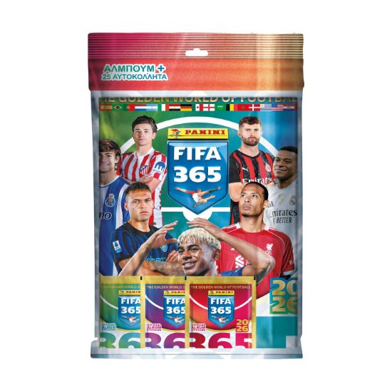 Picture of Panini Fifa 365 2026: Starter Pack (1 Album, 5 Packs of 5 Stickers)