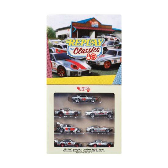 Picture of Mattel Hot Wheels: 1:66 Silver Series - Mattel 80 Anniversary Edition Set of 7 (JHF01)