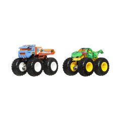 Picture of Mattel Hot Wheels Monster Trucks: Demolition Doubles - Lil'Haulin 64 VS Totaled Vehicles (JLV75)