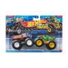 Picture of Mattel Hot Wheels Monster Trucks: Demolition Doubles - Lil'Haulin 64 VS Totaled Vehicles (JLV75)