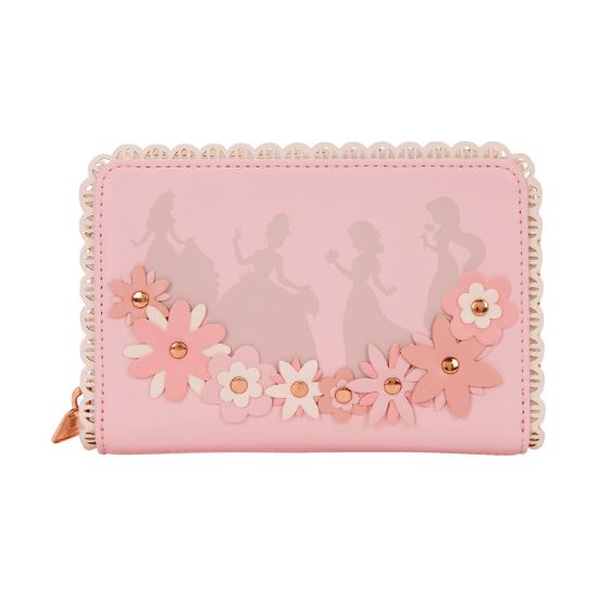 Picture of Loungefly Disney: Princess Stained Glass Zip Around Wallet (WDWA3459)
