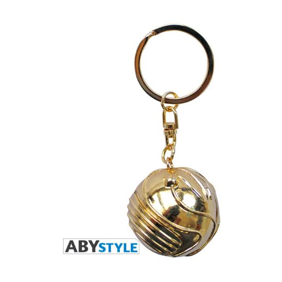 Picture of Abysse Harry Potter - Golden Snitch Metal 3D Keychain (ABYKEY191)