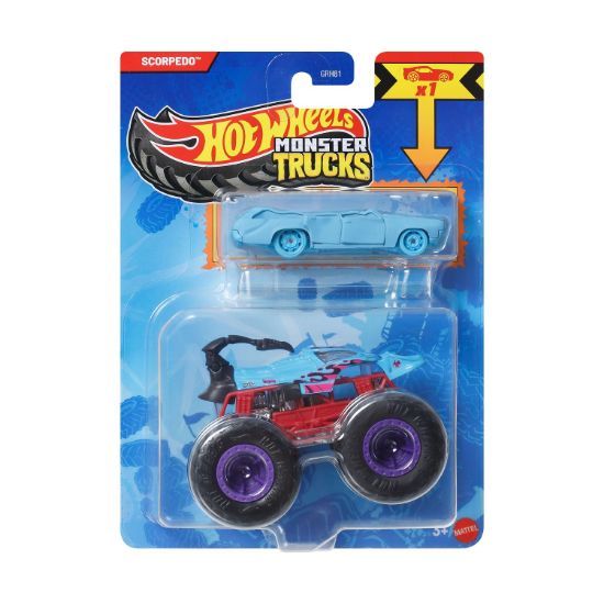 Picture of Mattel Hot Wheels: Monster Trucks - Scorpedo 2 Pack Vehicles (JJT52)