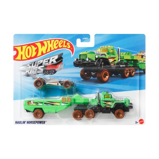 Picture of Mattel Hot Wheels: Super Rigs - Haulin' Horsepower Vehicle (JDJ60)