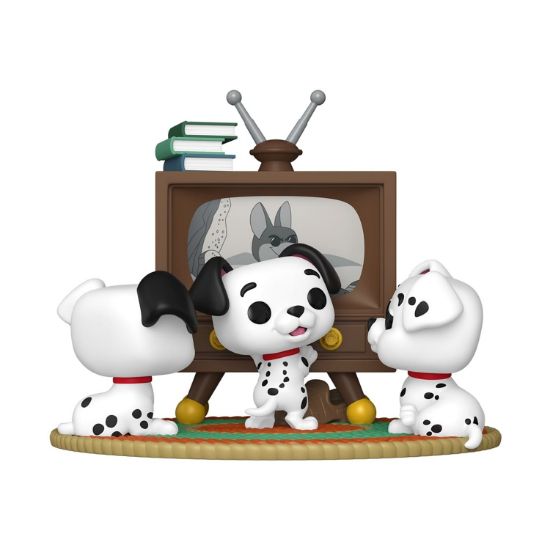 Picture of Funko Pop! Moment: 101 Dalmatians - Rolly, Patch, & Lucky with TV #1664 Vinyl Figure