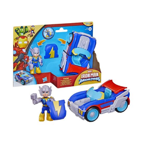Picture of Hasbro Marvel: Iron Man And His Awesome Friends -Thor Thunder Roadracer Vehicle (G2692)
