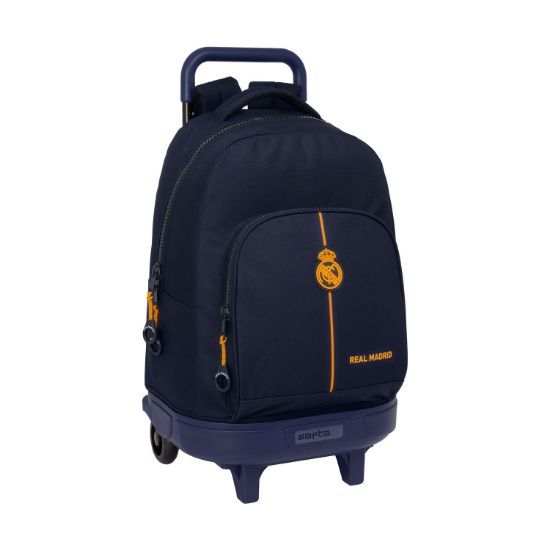 Picture of Safta: Compact Backpack W/ Removable Trolley 45 Real Madrid 2ª Equipacion 24/25 (612457918)