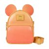 Picture of Loungefly Disney: Mickey Mouse Glitter Convertible Mini Backpack & Crossbody Bag (WDTB3327)