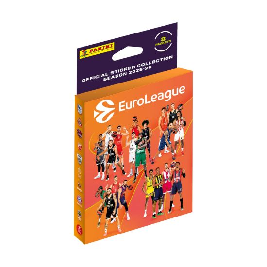 Picture of Panini Euroleague 2026: Sticker Mini Blister (8 Packs of 5 Stickers)