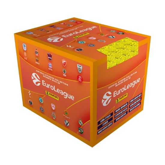 Picture of Panini Euroleague 2026: Display of 50 Packs (5 Stickers per Pack)