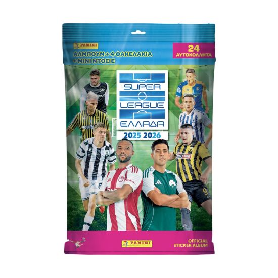 Picture of Panini Superleague 2026: Sticker Starter Pack (1 Album, 4 Packs, 1 Binder)