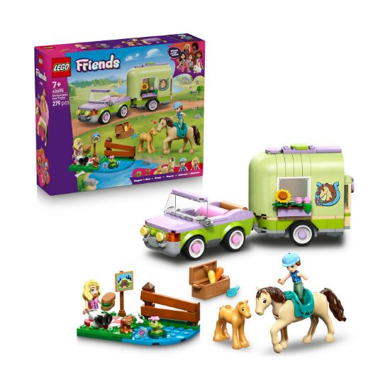 Picture of LEGO® Friends: Horse & Baby Foal Trailer (42695)