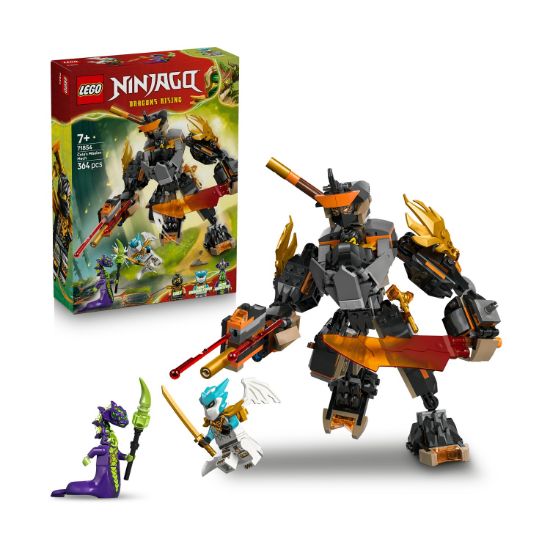 Picture of LEGO® NINJAGO®: Cole’s Mission Mech & Dragon Zane (71854)