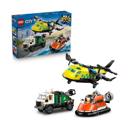Picture of LEGO® City: Airplane, Service Truck & Hovercraft Remix (60505)