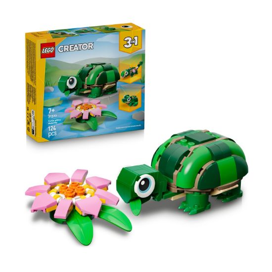 Picture of LEGO® Creator: Turtle with a Water Lily Flower (31377)