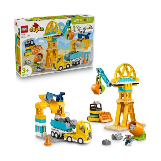 Picture of LEGO® DUPLO® Town: 3 in 1 Construction Site and Vehicles (10476)