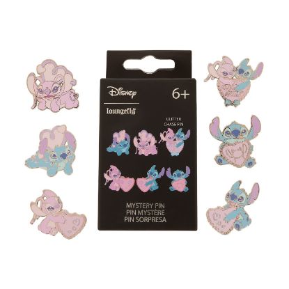 Picture of Loungefly Disney: Lilo & Stitch - Angel Hearts Mystery Box Pins - Eaches (WDPN4024-EA)