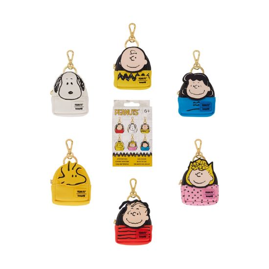 Picture of Loungefly Peanuts: Mystery Mini Backpack Bag Charms - Eaches (PNBC0001-EA)