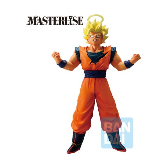 Picture of Banpresto Ichibansho Masterlise : Dragon Ball Z The Chronicle Of Goku – Super Saiyan 2 Son Goku Statue (25cm) (72374)