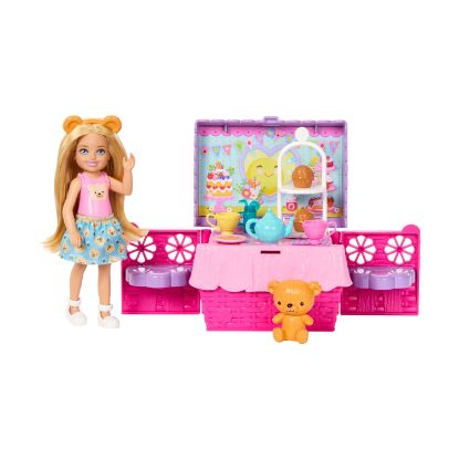Picture of Mattel Barbie: Family & Friends - Club Chelsea Tea Party Picnic Set (JJB40)
