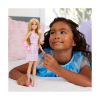 Picture of Mattel Barbie: Fashionistas - Pink Arm Cast and Plaid Top & Skirt Blonde Doll (JJN56)