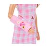 Picture of Mattel Barbie: Fashionistas - Pink Arm Cast and Plaid Top & Skirt Blonde Doll (JJN56)
