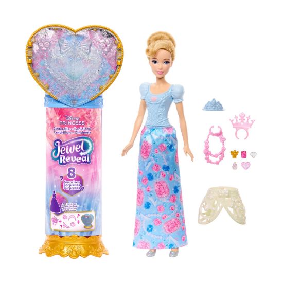 Picture of Mattel Disney: Princess Fashion Dolls - Cinderella with Jewelry Box Doll (JHL50)