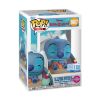 Picture of Funko Pop! Disney Plus: Lilo & Stitch - Sleeping Stitch in Box (Flocked) (Special Edition) #1607 Vinyl Figure