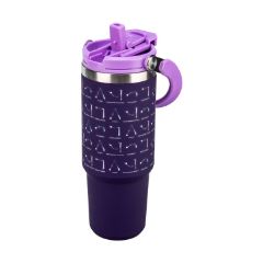 Picture of Paladone: Harry Potter - Hogwarts Spells Insulated Cup with Top Handle (900ml) (PP15887HP)